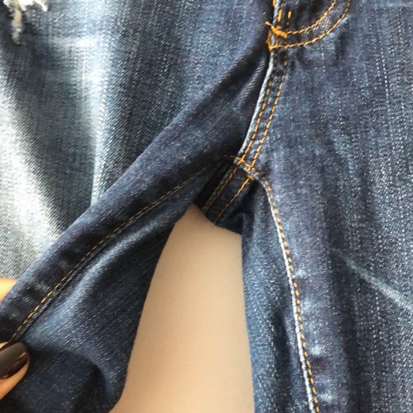 Adriando Goldschmied Distressed Skinny Ankle Jeans - Picture 5 of 14